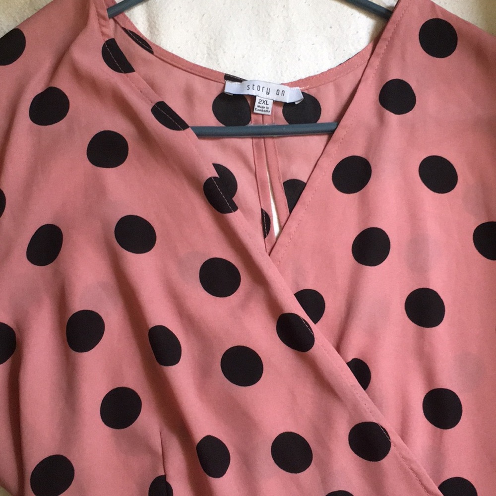 full wrap dress w/peek-a-boo back.